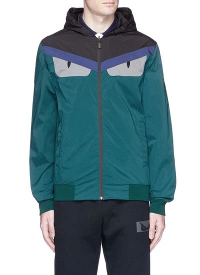 fendi reversible windbreaker jacket|Fendi 'bugs' Panel Reversible Windbreaker Jacket .